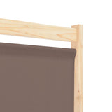 6-Panel Room Divider 240X170X4 Cm Fabric