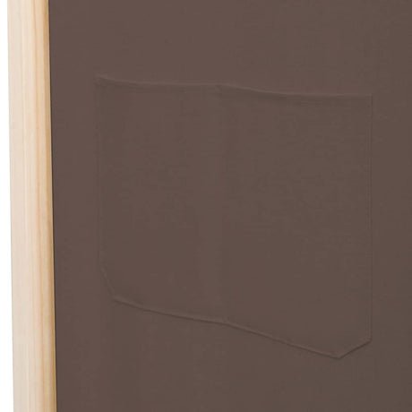 6-Panel Room Divider 240X170X4 Cm Fabric