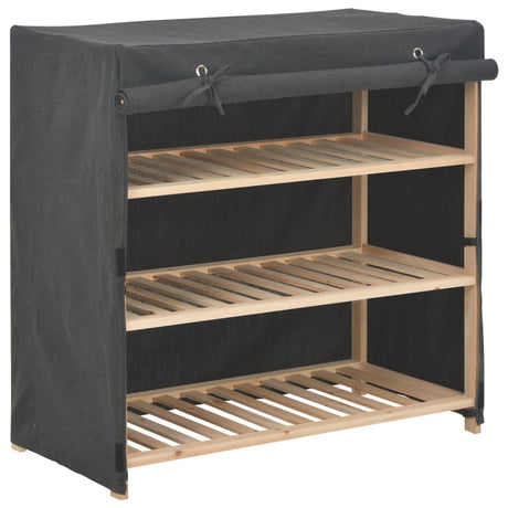 Shoe Cabinet With Cover 79X40X80 Cm Fabric