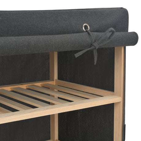 Shoe Cabinet With Cover 79X40X80 Cm Fabric