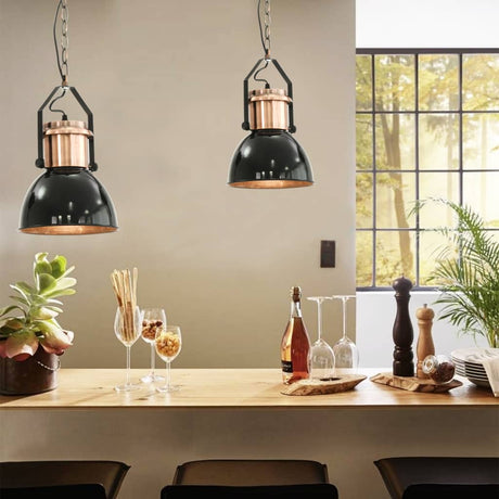 Ceiling Lamp 2 Pcs Round E27