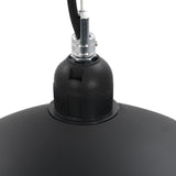 Ceiling Lamps 2 Pcs Black And Gold Semi-Spherical E27