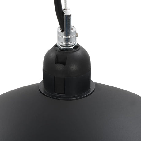 Ceiling Lamps 2 Pcs Black And Gold Semi-Spherical E27