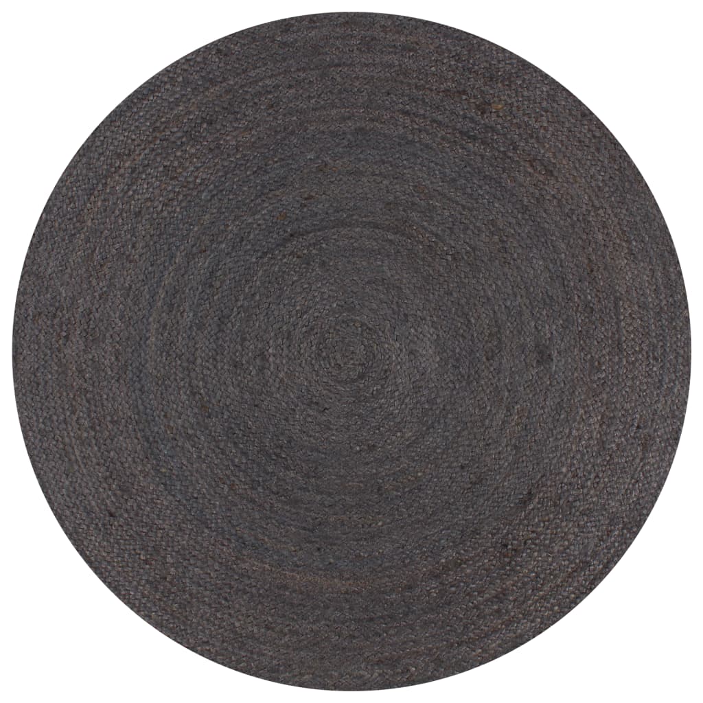 Handmade Rug Jute Round