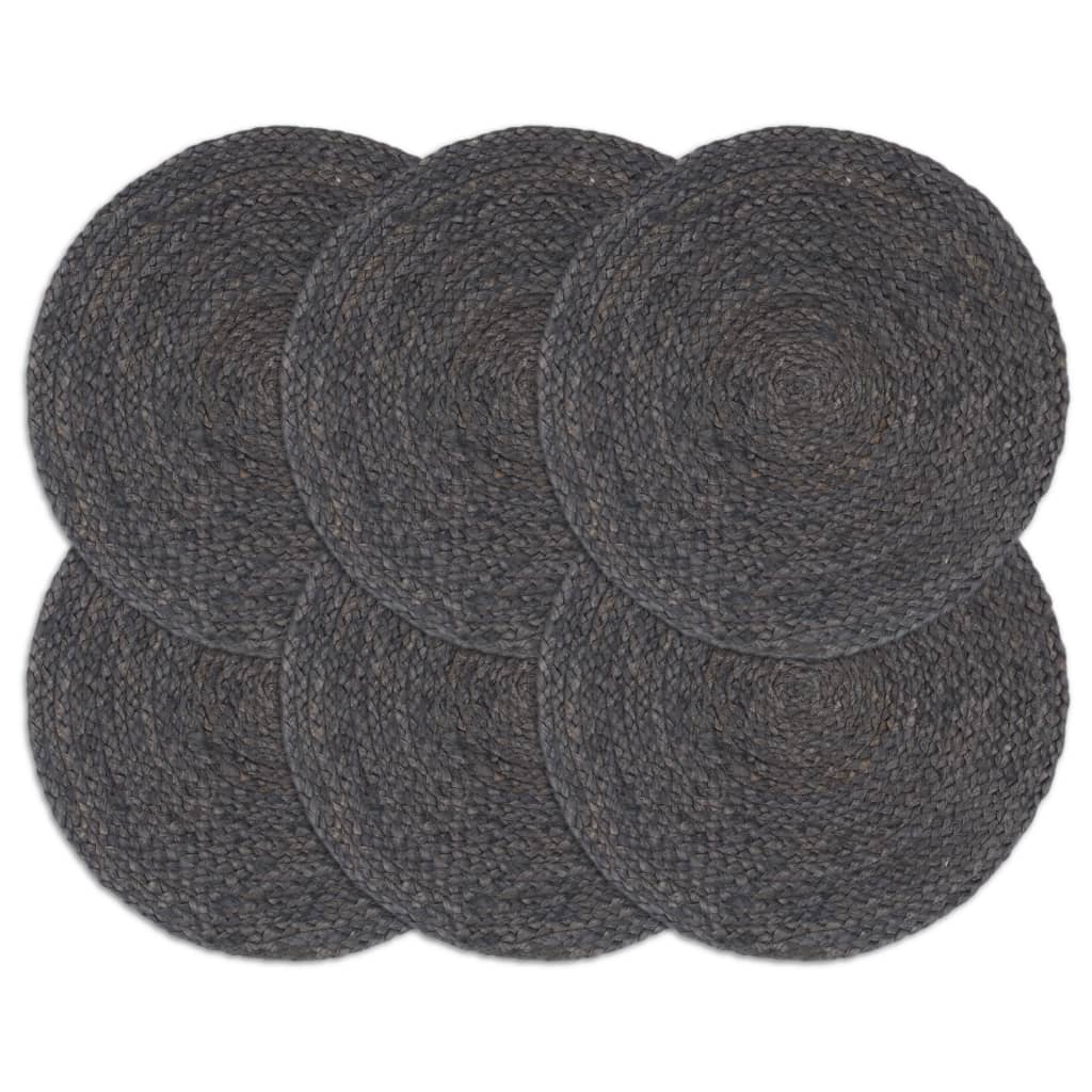 Placemats 4 Pcs Plain 38 Cm Round