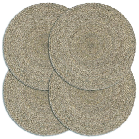 Placemats 4 Pcs Plain 38 Cm Round