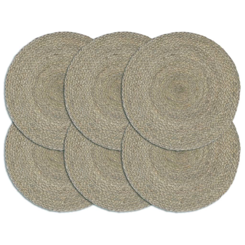 Placemats 4 Pcs Plain 38 Cm Round