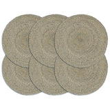Placemats 4 Pcs Plain 38 Cm Round