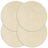 Placemats 4 Pcs Plain 38 Cm Round