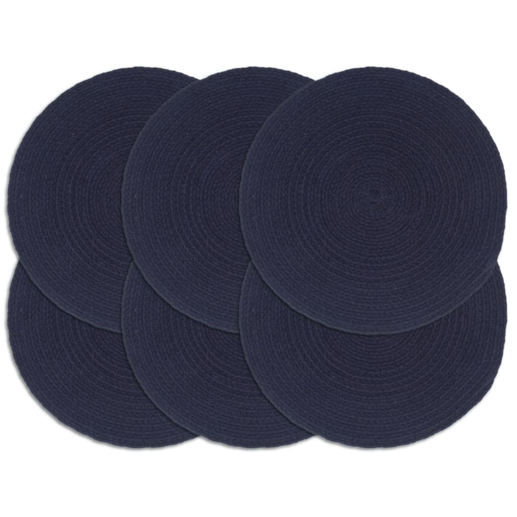 Placemats 4 Pcs Plain 38 Cm Round