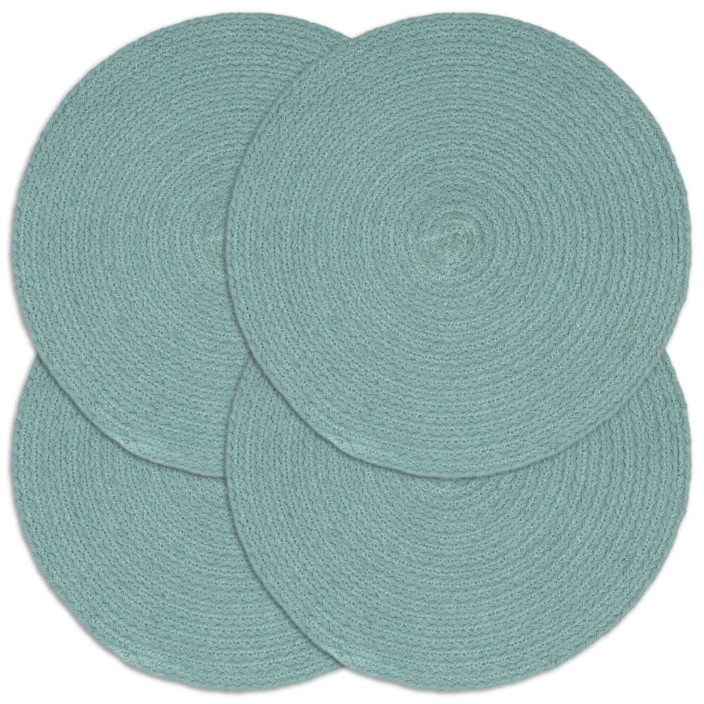 Placemats 4 Pcs Plain 38 Cm Round