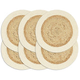 Placemats 4 Pcs Plain 38 Cm Round