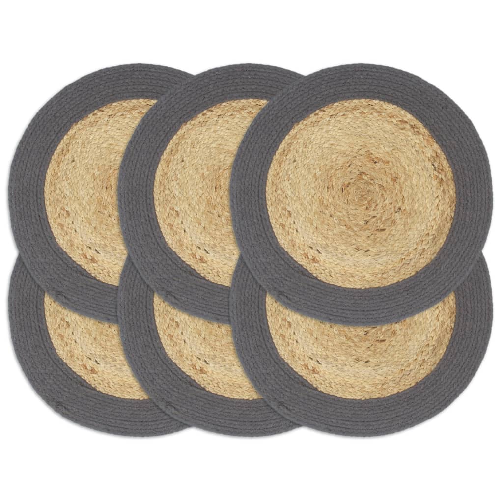 Placemats 4 Pcs Plain 38 Cm Round