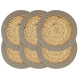 Placemats 4 Pcs Plain 38 Cm Round