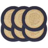 Placemats 4 Pcs Plain 38 Cm Round