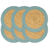 Placemats 4 Pcs Plain 38 Cm Round