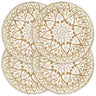 Placemats 4 Pcs Plain 38 Cm Round