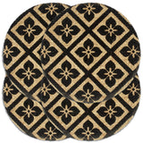 Placemats 4 Pcs Plain 38 Cm Round