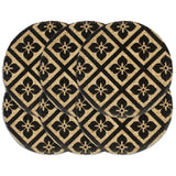 Placemats 4 Pcs Plain 38 Cm Round
