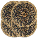 Placemats 4 Pcs Plain 38 Cm Round
