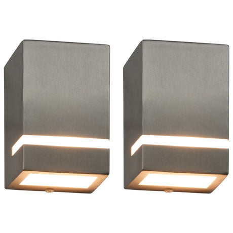 Outdoor Wall Lights 2 Pcs 35 W Rectangular