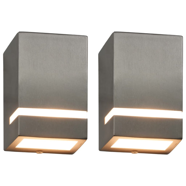 Outdoor Wall Lights 2 Pcs 35 W Rectangular