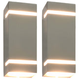 Outdoor Wall Lights 2 Pcs 35 W Rectangular