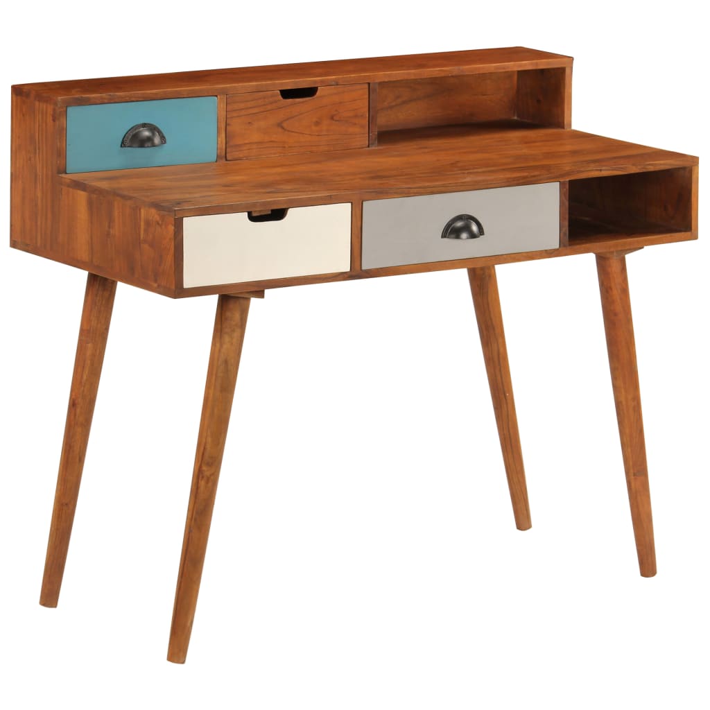 Writing Desk 110X50X90 Cm Solid Acacia Wood