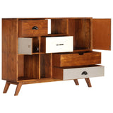 Sideboard 115X35X86 Cm Solid Acacia Wood