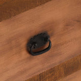 Coffee Table With 2 Drawers 90X40X50 Cm Solid Mango Wood