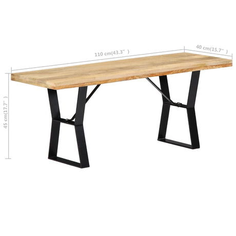 Bench Solid Mango Wood