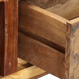 Tv Cabinet 100X30X33 Cm Solid Reclaimed Wood