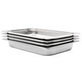 Gastronorm Containers 2 Pcs Gn 1/1 150 Mm Stainless Steel