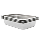 Gastronorm Containers 2 Pcs Gn 1/1 150 Mm Stainless Steel