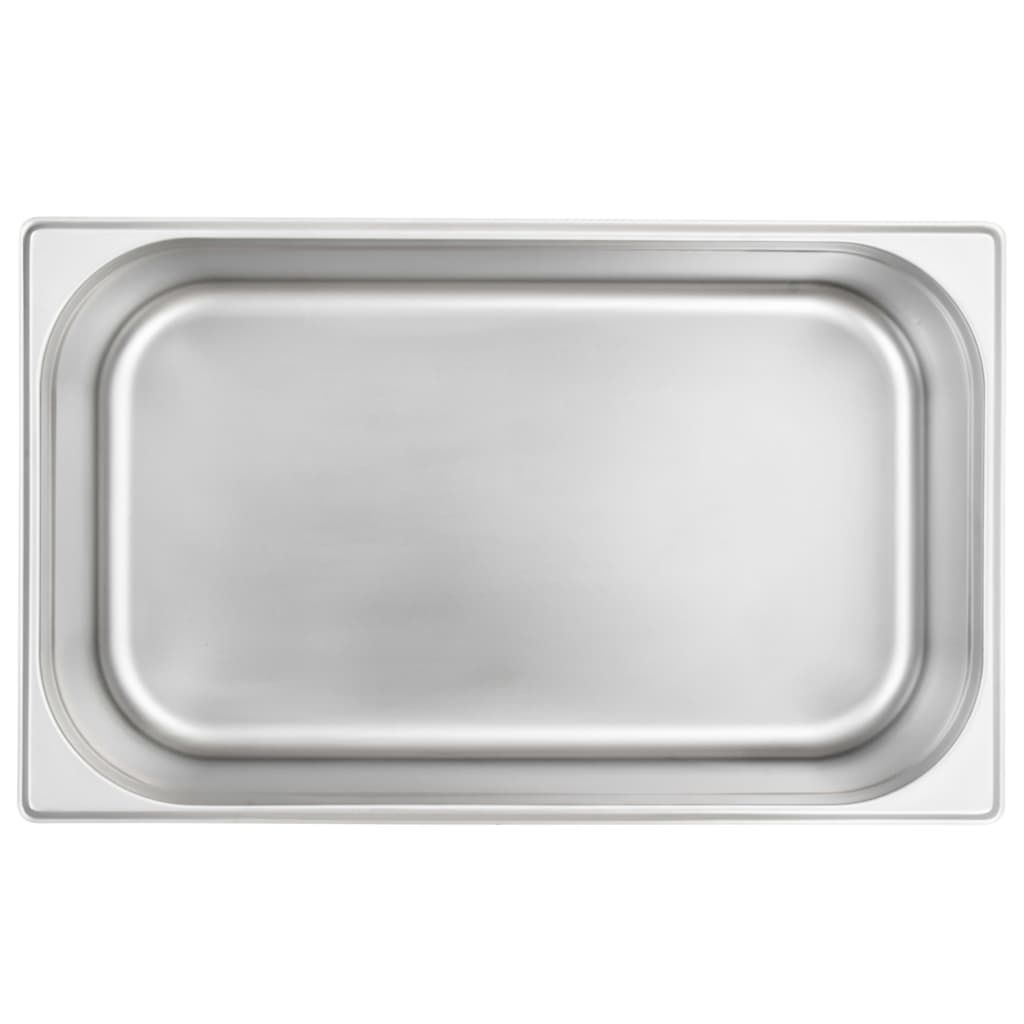 Gastronorm Containers 2 Pcs Gn 1/1 150 Mm Stainless Steel