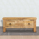 Coffee Table 90X45X35 Cm Solid Mango Wood