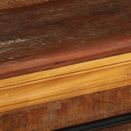 Tv Cabinet 110X30X45 Cm Solid Reclaimed Wood