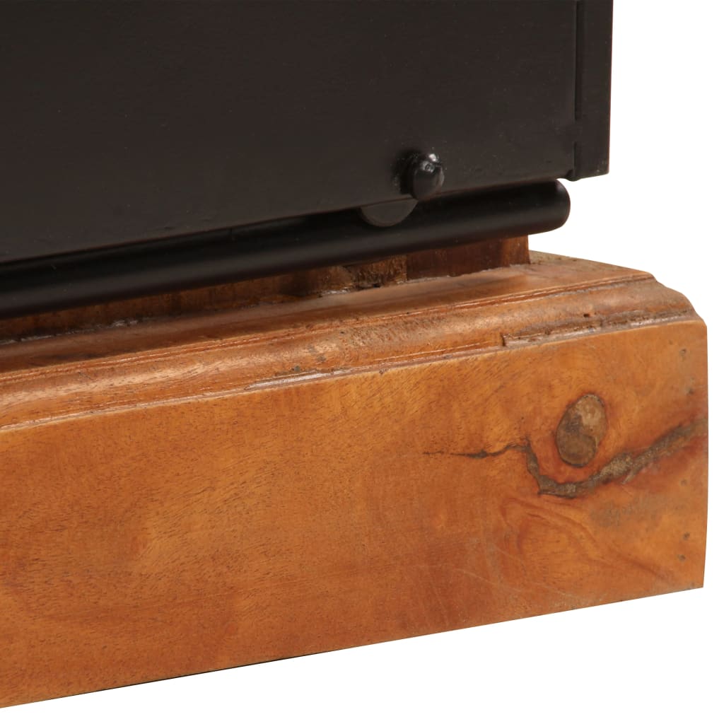 Tv Cabinet 110X30X45 Cm Solid Reclaimed Wood