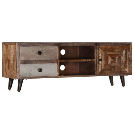 Tv Cabinet 118X30X40 Cm Solid Mango Wood
