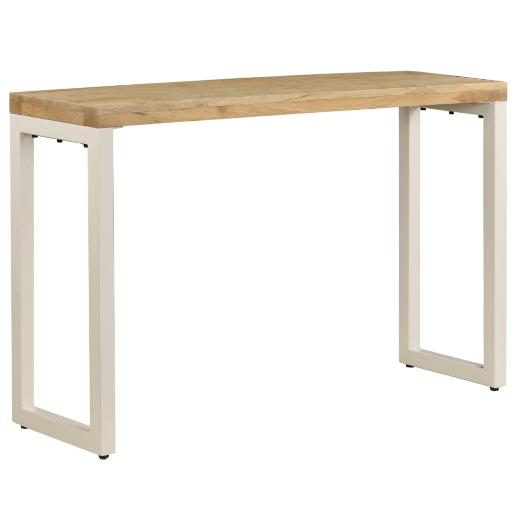 Console Table 120X35X76 Cm Solid Mango Wood And Steel