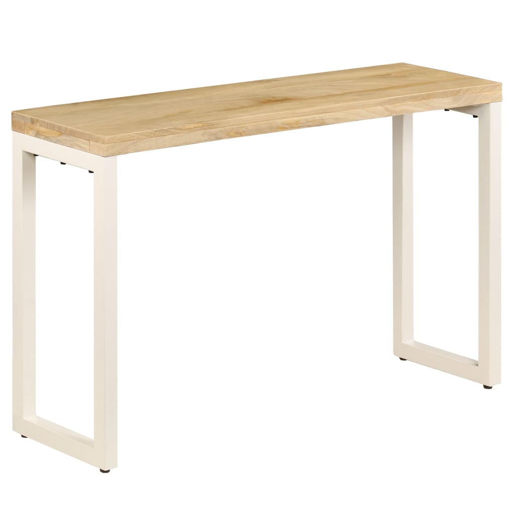 Console Table 120X35X76 Cm Solid Mango Wood And Steel
