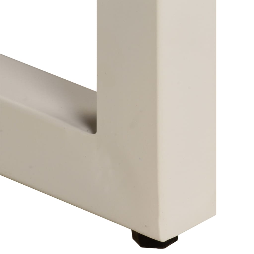 Console Table 120X35X76 Cm Solid Mango Wood And Steel