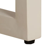 Coffee Table 100X50X35 Cm Solid Mango Wood And Steel