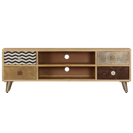 Tv Cabinet 120X30X40 Cm Solid Mango Wood