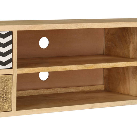 Tv Cabinet 120X30X40 Cm Solid Mango Wood