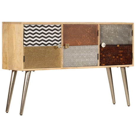 Sideboard 120X30X75 Cm Solid Mango Wood