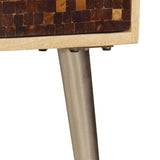 Sideboard 120X30X75 Cm Solid Mango Wood