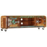 Tv Cabinet 120X30X36 Cm Solid Reclaimed Wood