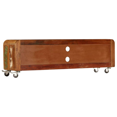 Tv Cabinet 120X30X36 Cm Solid Reclaimed Wood