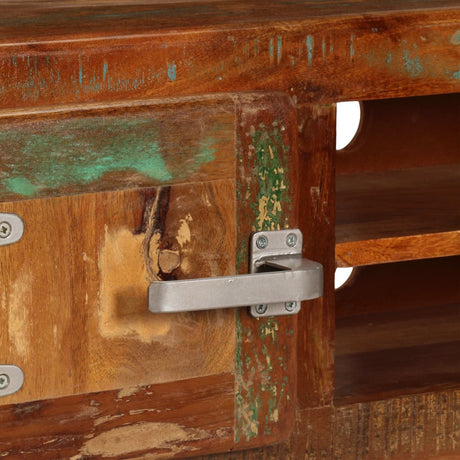 Tv Cabinet 120X30X36 Cm Solid Reclaimed Wood